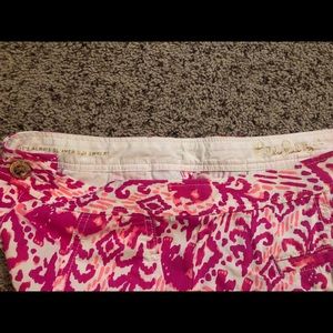 Lilly Pulitzer Liana Shorts Magenta Tons of Fun